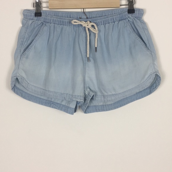aerie Pants - 🛑🛑 SOLD!! Aerie Blue Chambray Ombré Soft Shorts